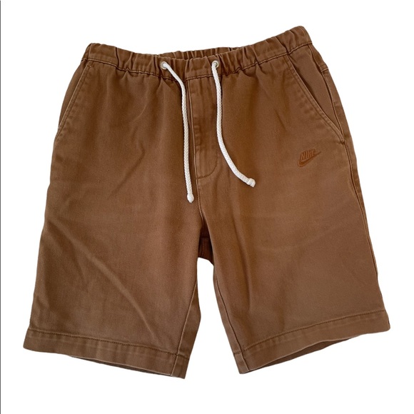 Nike Other - Nike Brown Jean Drawstrings Shorts (M)